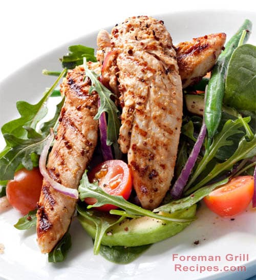 Spicy Grilled Chicken Tenderloin Salad Foreman Grill Recipes