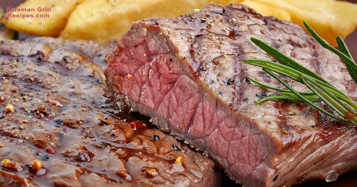 Easy Sirloin Steak - Foreman Grill Recipes