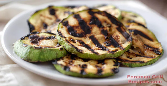 Foreman Grill Grilled Zucchini