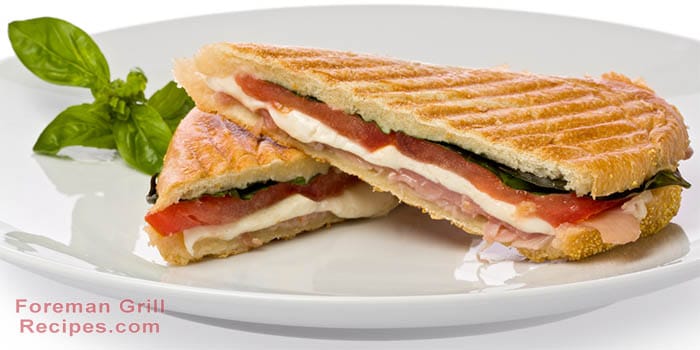 Prosciutto, Mozzarella and Basil Panini Recipe