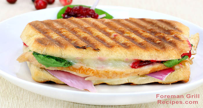 Mouth-Watering Turkey Panini on a Foreman Grill Recipe