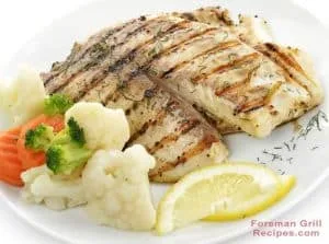 Foreman Grill Grilled Tilapia