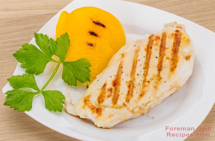 George foreman grill shop chicken breast time