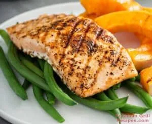 Blacknened Salmon With Foreman Grill