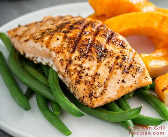 Blacknened Salmon With Foreman Grill