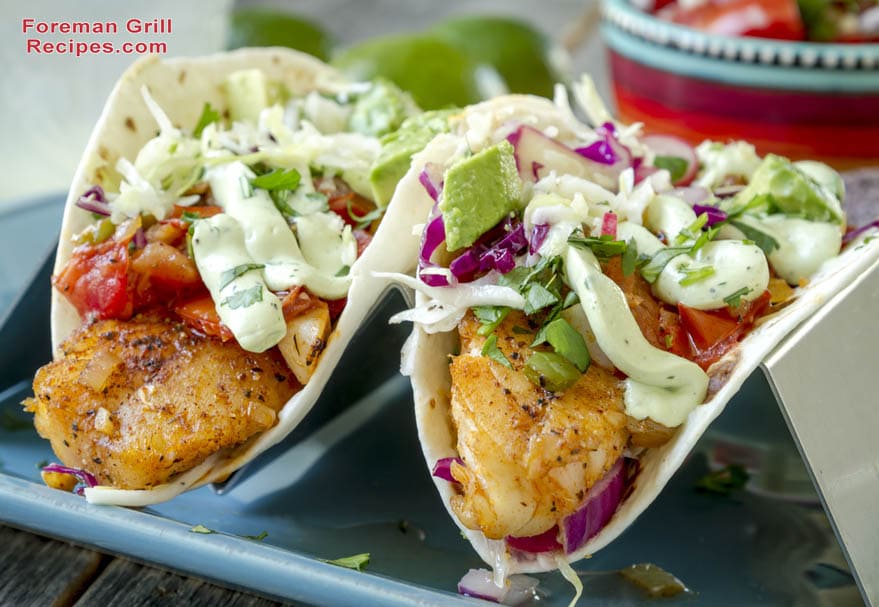 Grilled Cod Fish Tacos Recipe