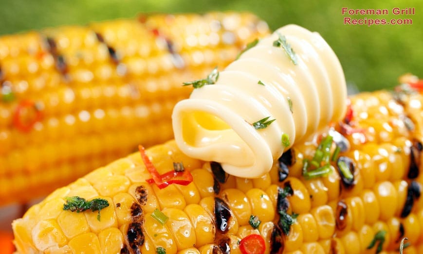 Grilled Corn on a Foreman Grill Recipe