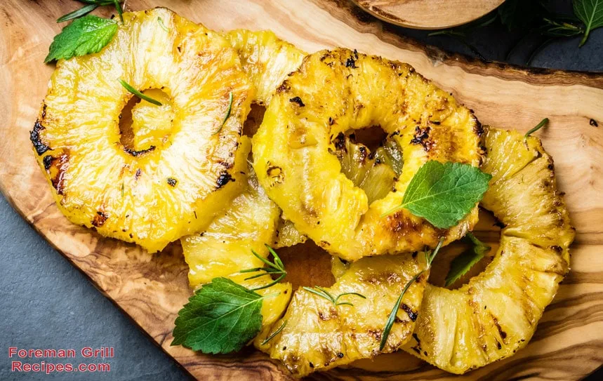 Grilled Pineapple on Foreman Grill