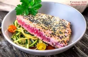 Foreman Grill Grilled Tuna