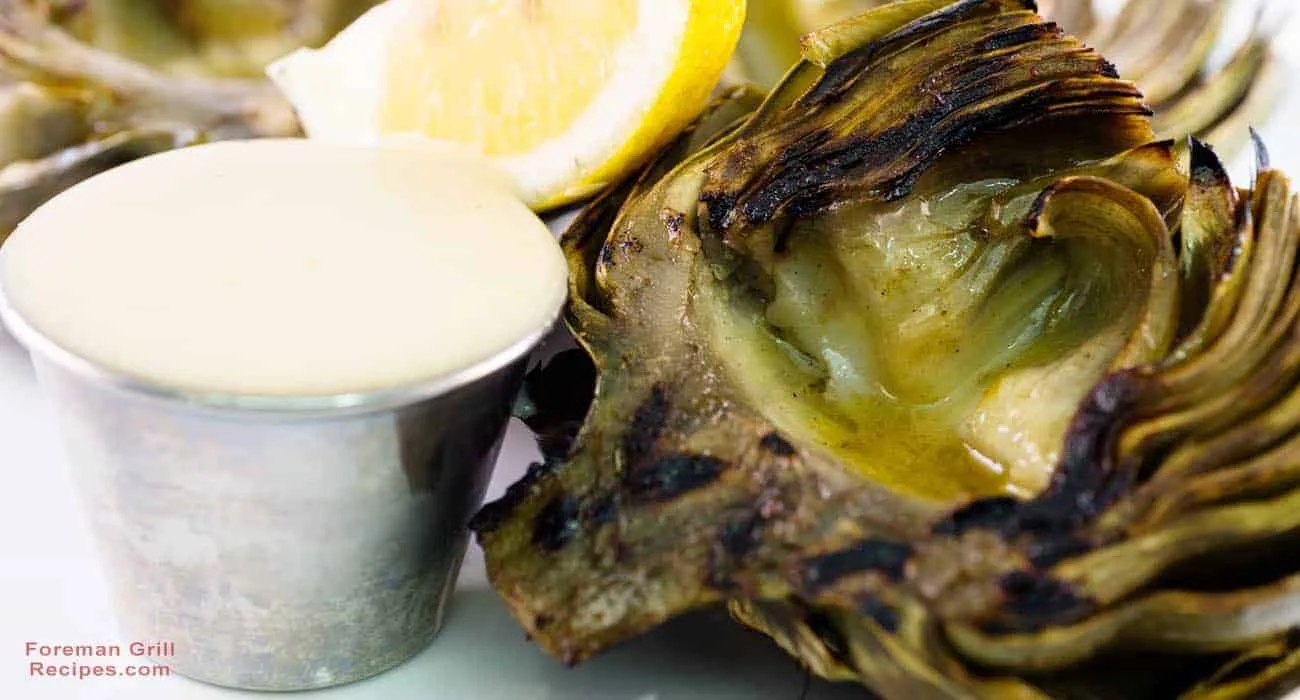 George Foreman Grilled Artichokes