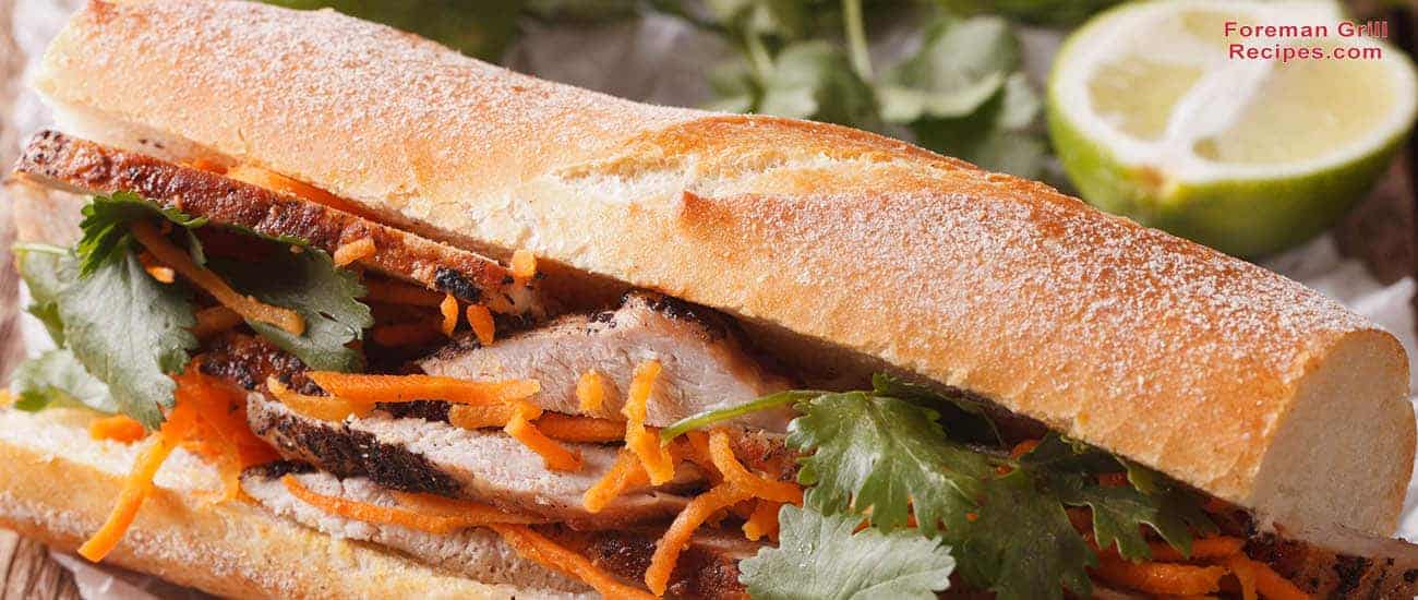 Grilled Chicken Banh Mi