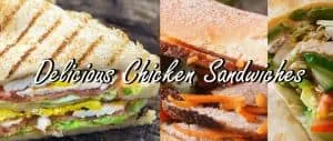 Grilled Chicken Sandwiches on a Foreman Grill