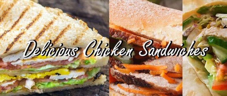 Grilled Chicken Sandwiches on a Foreman Grill