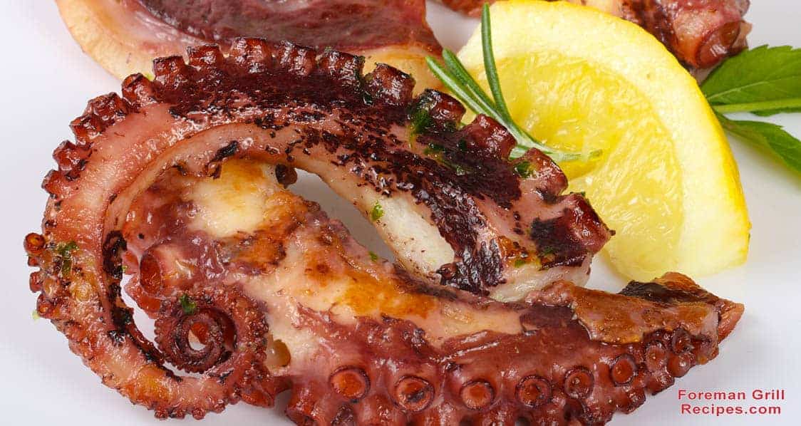 Grilled Octopus on a Foreman Grill Recipe