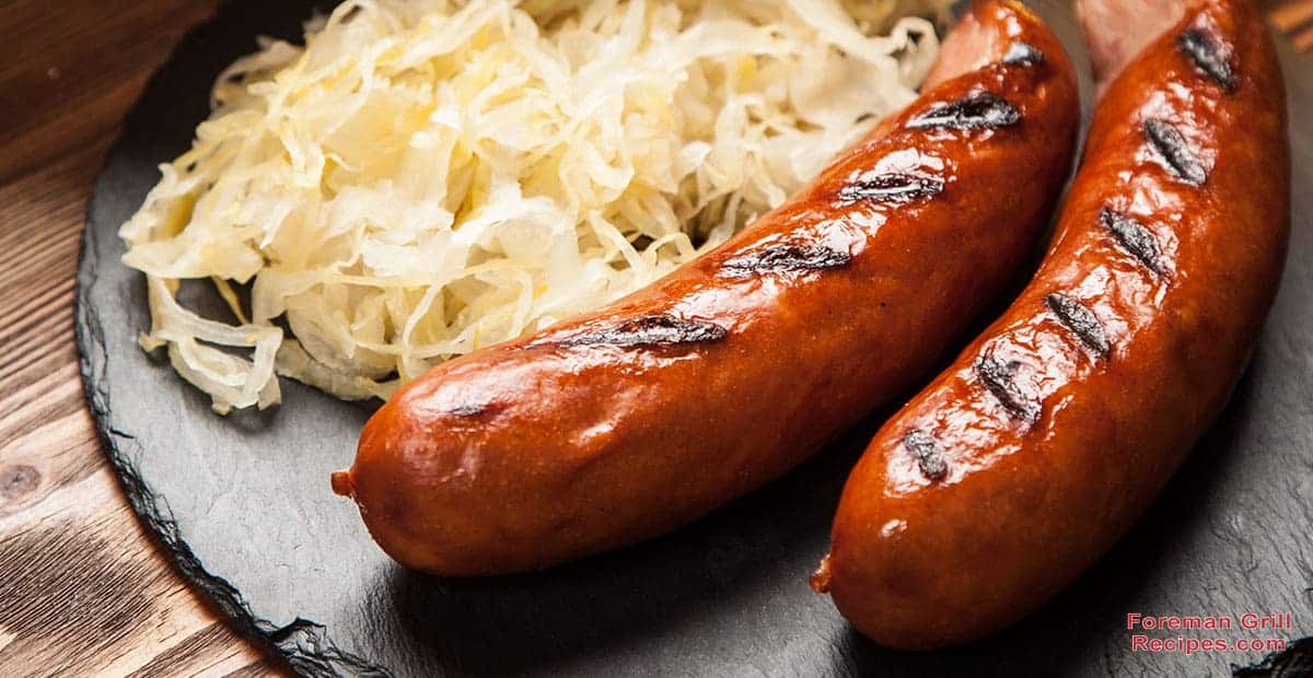 Delicious Beer Braised &amp; Grilled Bratwurst Recipe