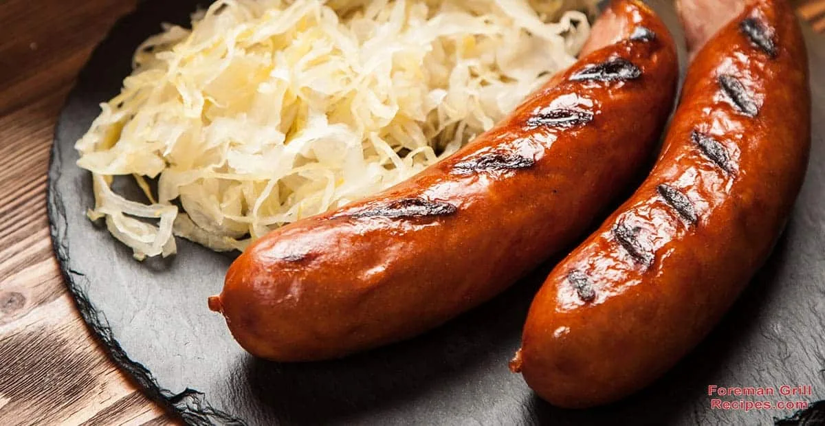 Foreman Grill Bratwurst