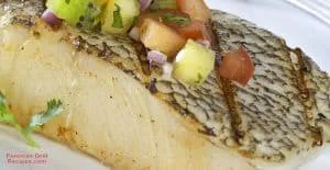 Foreman Grill Sea Bass