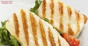 Two tasty halloumi cheese frilled recipes