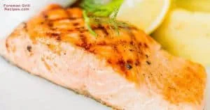 Easy grilled salmon in a foreman grill